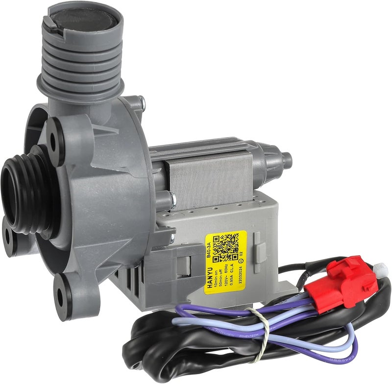 BOSHCHEN (Upgraded) WH11X34742 Washer Pump Assembly Fit for Frigidaire 11001011000071 5304511363 FFTW4120SW Washing Machine Drain Pump Motor - Image 2